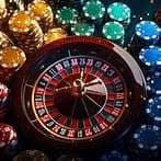 Studio dealer langsung Fa Cai Shen Deluxe dengan meja blackjack dan roulette